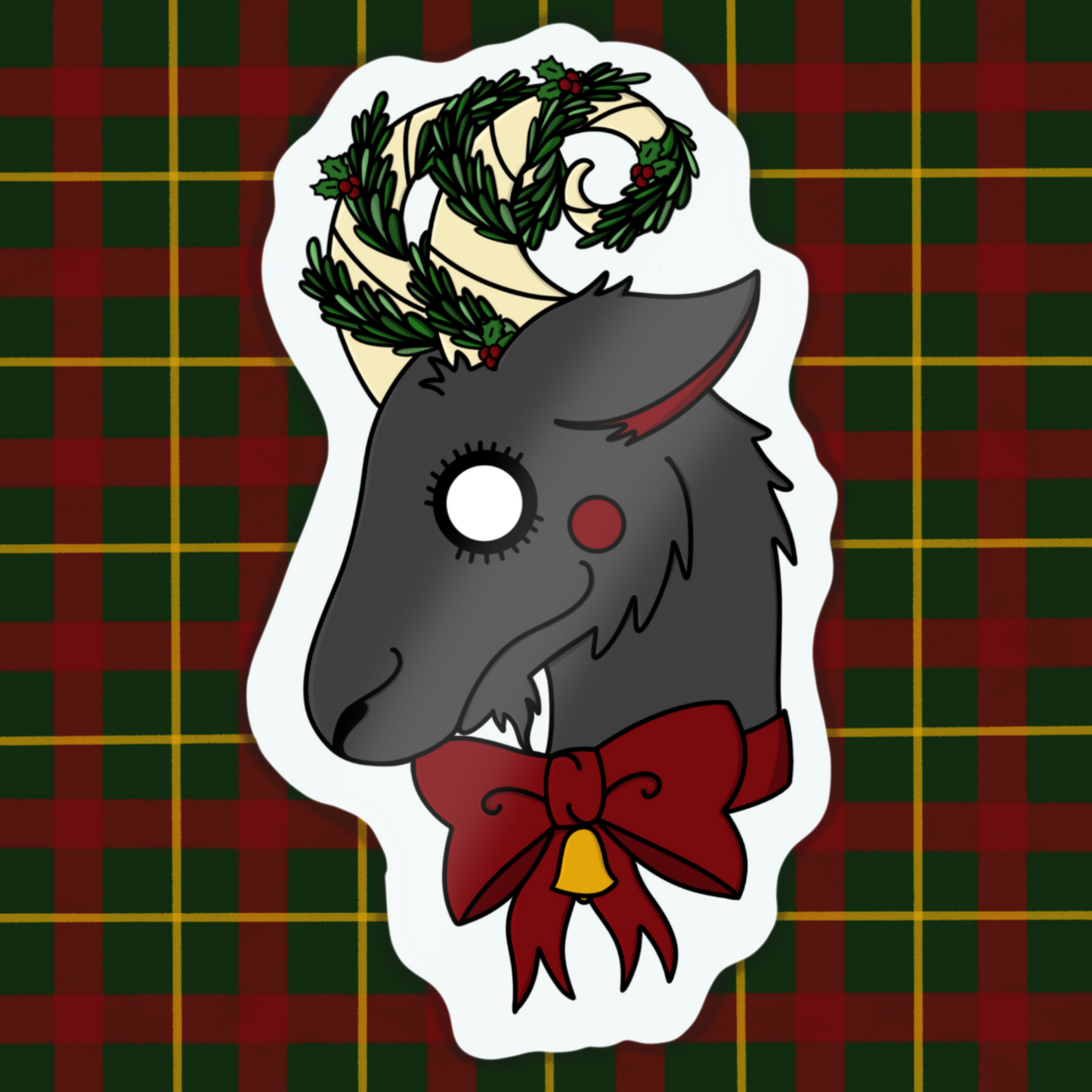Yule Goat Sticker