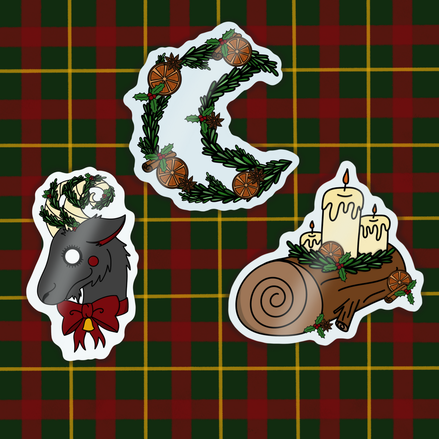 Yule Sticker Collection- 3 piece