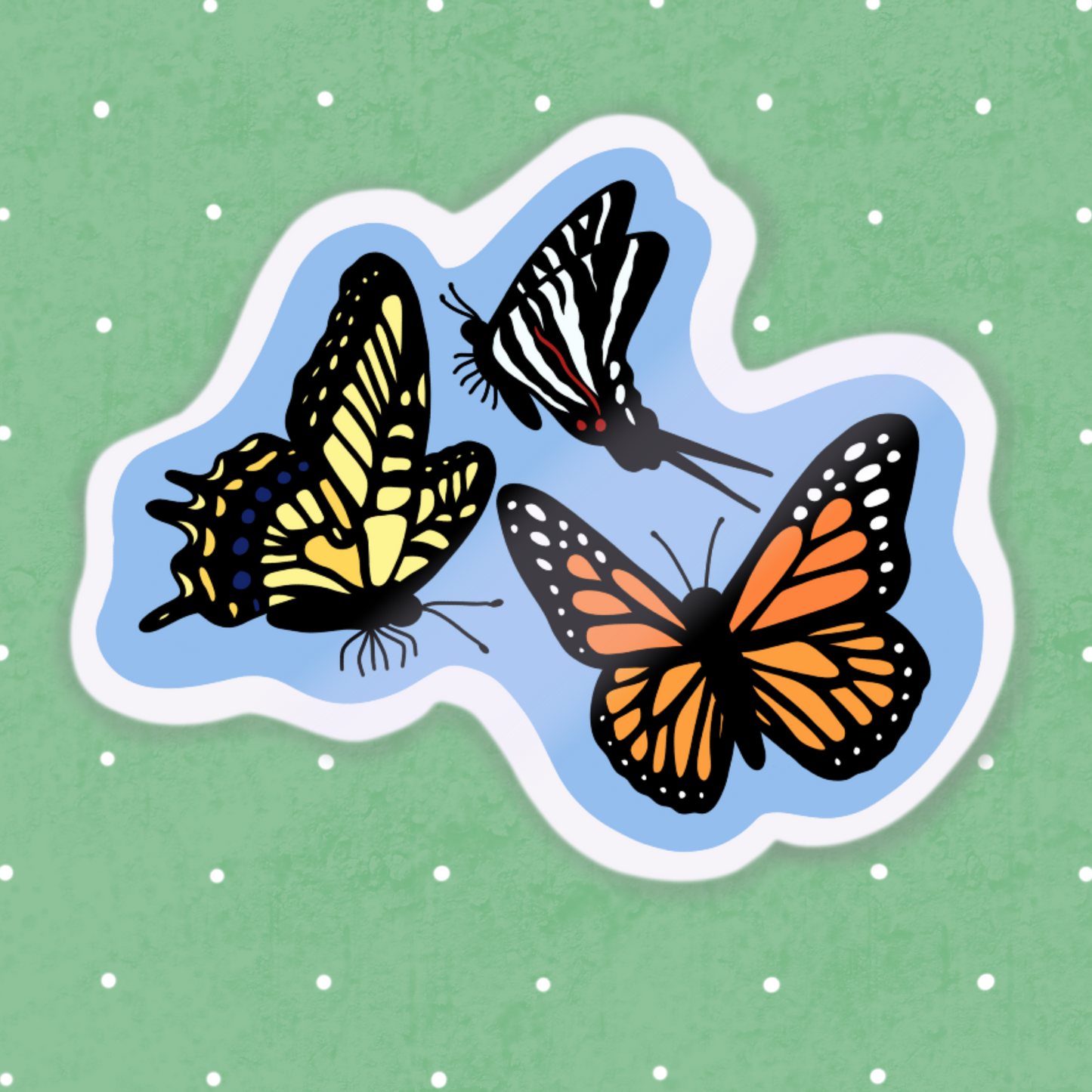 Smoky Mtn Butterflies Sticker