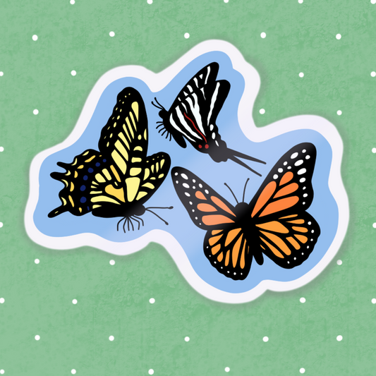 Smoky Mtn Butterflies Sticker