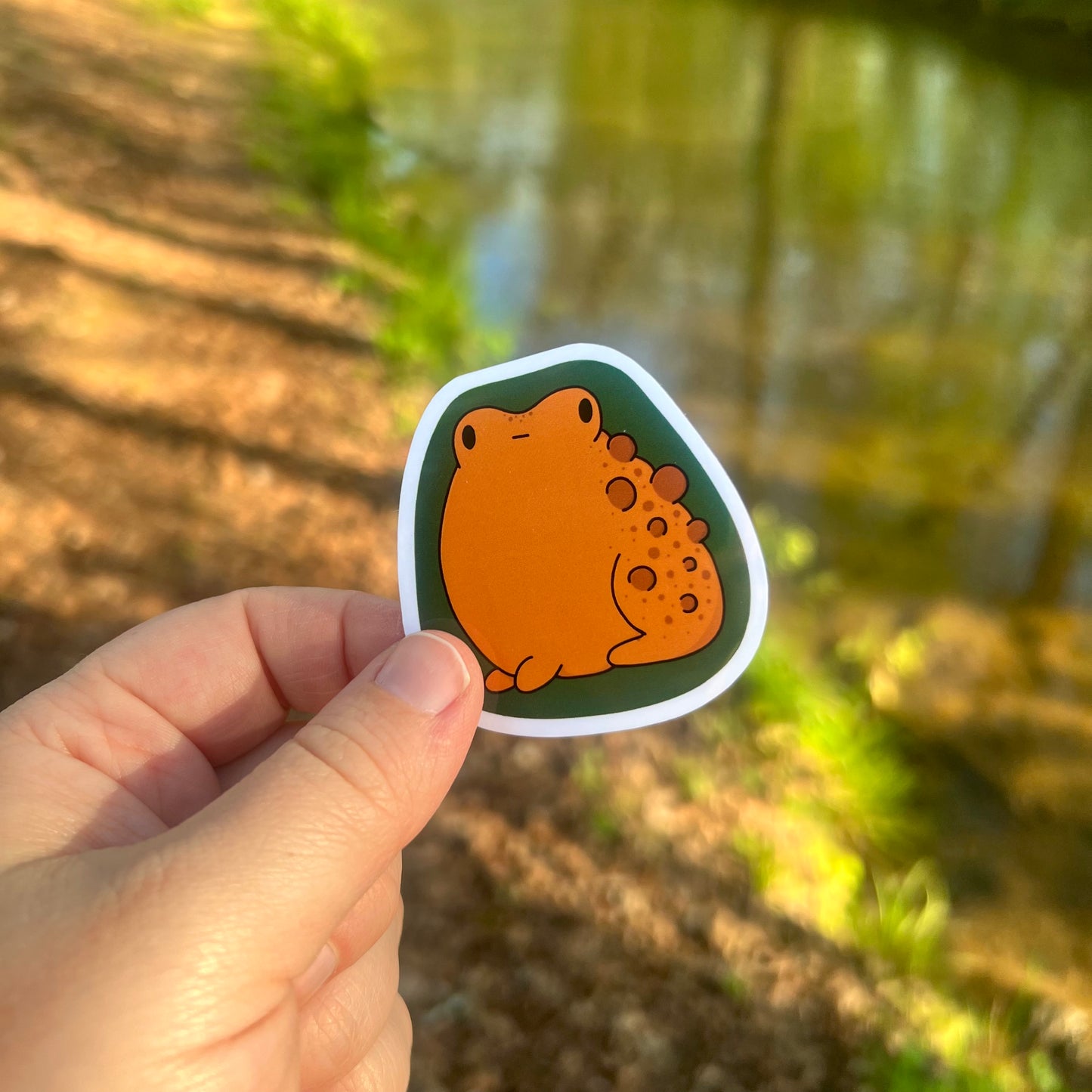 Todd the Toad Sticker