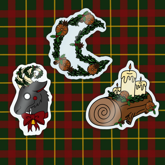 Yule Sticker Collection- 3 piece