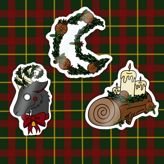 Yule Sticker Collection- 3 piece